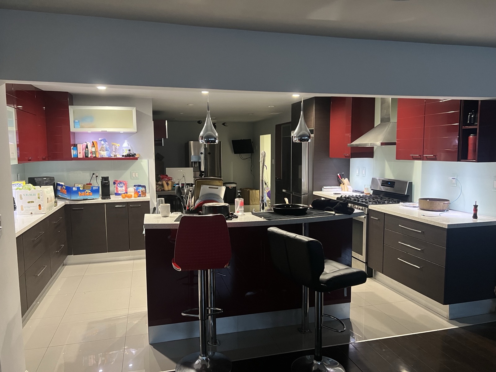 Full kitchen for shared meals